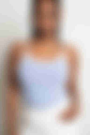 Not So Loud Ribbed Bodysuit - Blue