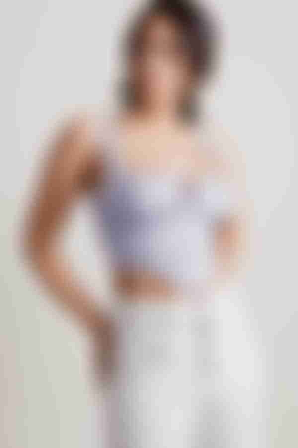 Focus On Me Corset Top - Checkered Black & White