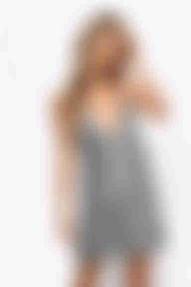 Shine On You Open Back Mini Dress - Blue