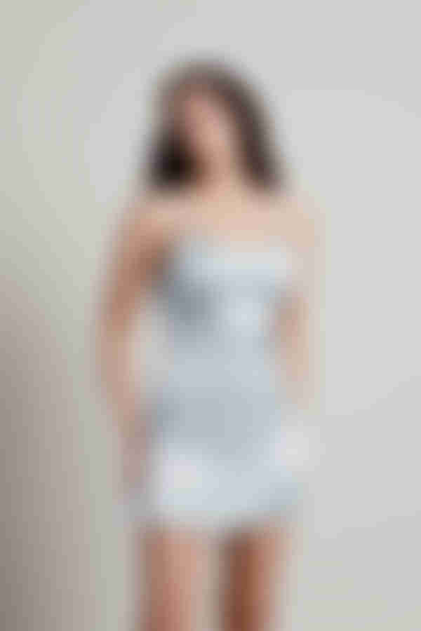 Soft Touch Cross Back A-line Mini Dress - Baby Pink