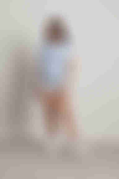 Studious Cable Knit Sweater Vest - Blue