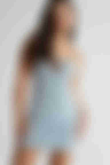 Those Days Keyhole Cami Mini Dress - Blue