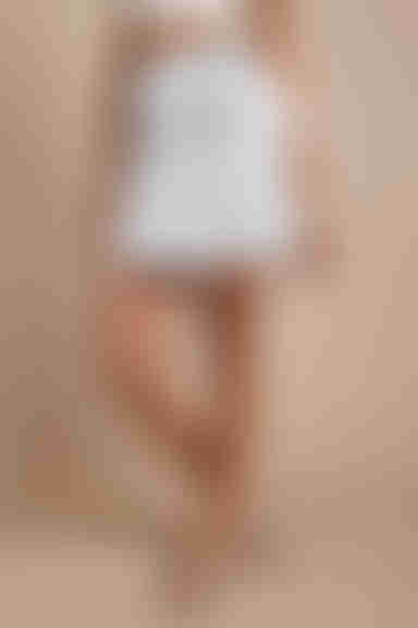 It's A Wrap Stripe Mini Skirt - Blue & White