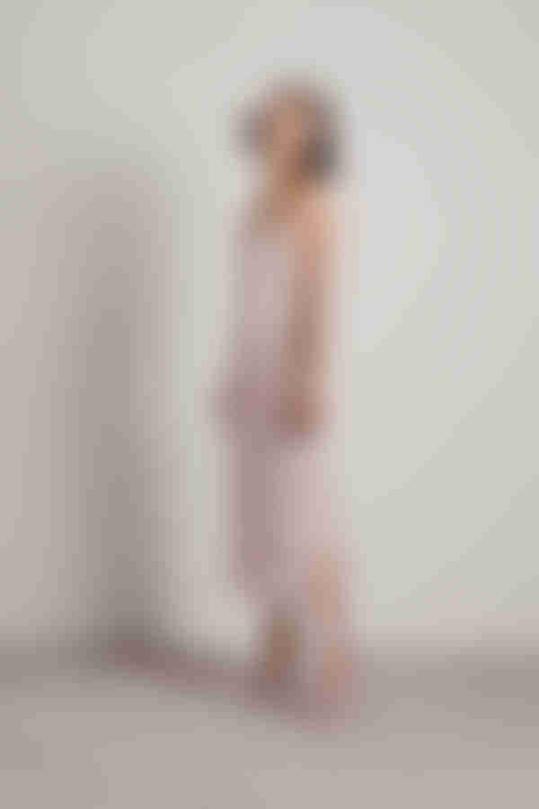 Charm Me Satin Cowl Neck Midi Dress - Mauve