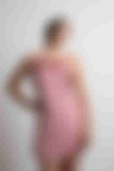 Sundaze Satin Skater Mini Dress - Blush