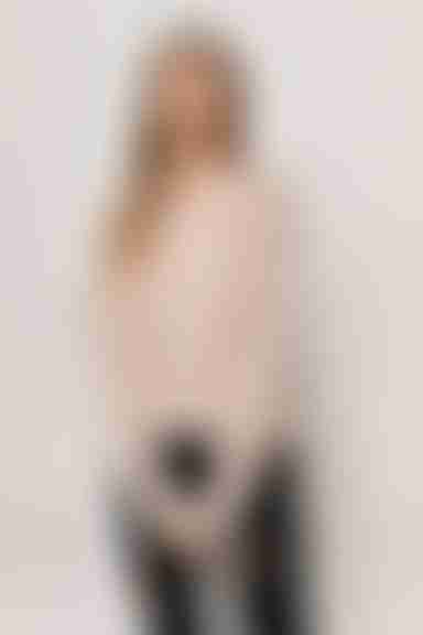 Vana Cold Shoulder Sweater - Blush