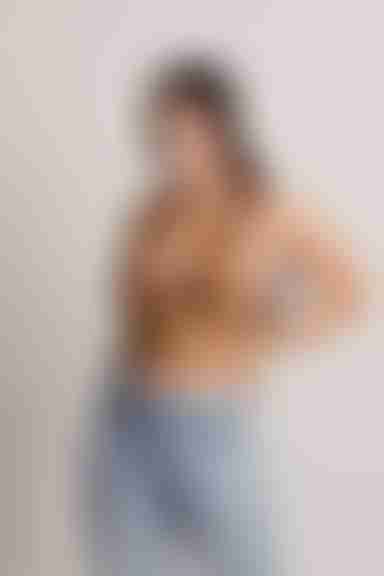 Fall Off Crop Top - Brown