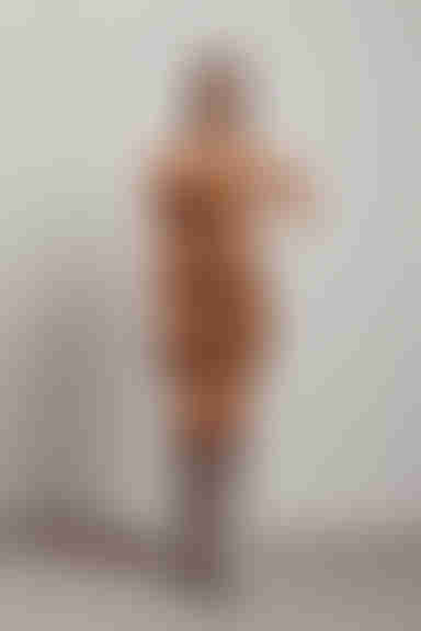 Keep It Basic Ribbed Knit Bodycon Mini Dress - Brown