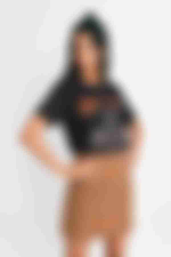 Jeannette Studded Mini Skirt - Camel