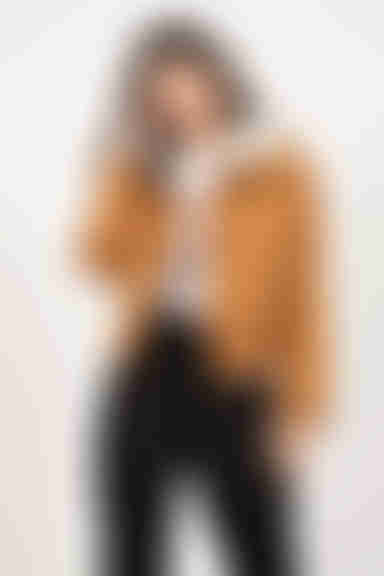 Northy Faux Fur Jacket - Camel