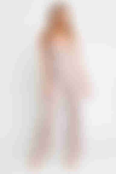 Odette Lace Jumpsuit - Champagne