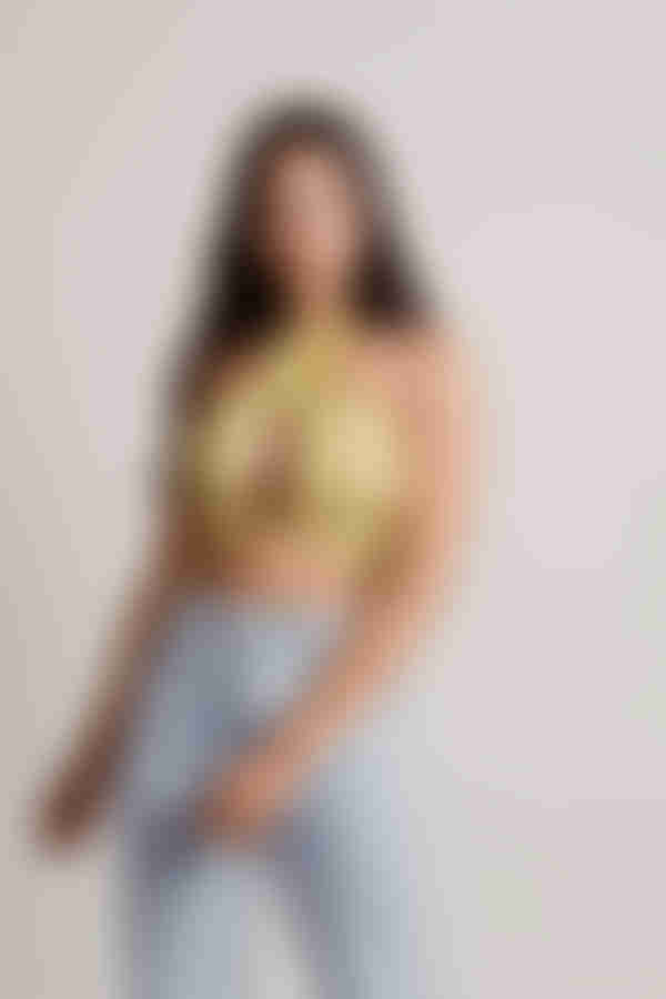 Pamela Crop Top - Chartreuse