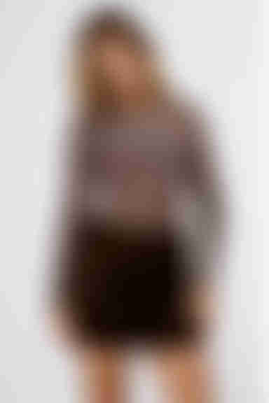 Soft Breeze High Waist Suede Mini Skirt - Chocolate