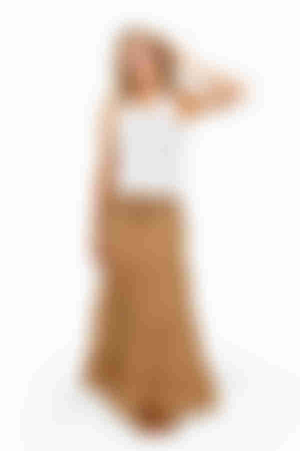 Sariyah Tiered Maxi Skirt - Clay