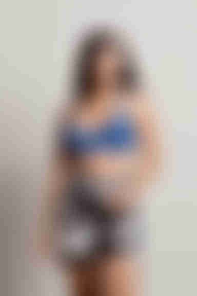 Jaded Crop Top - Cobalt Blue