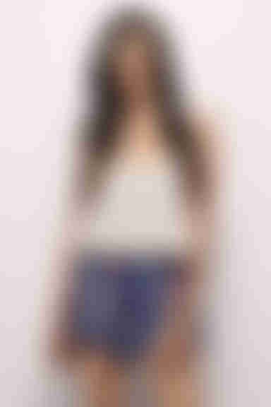 Kiss The Sky Front Overlap Shorts - Cobalt Multi