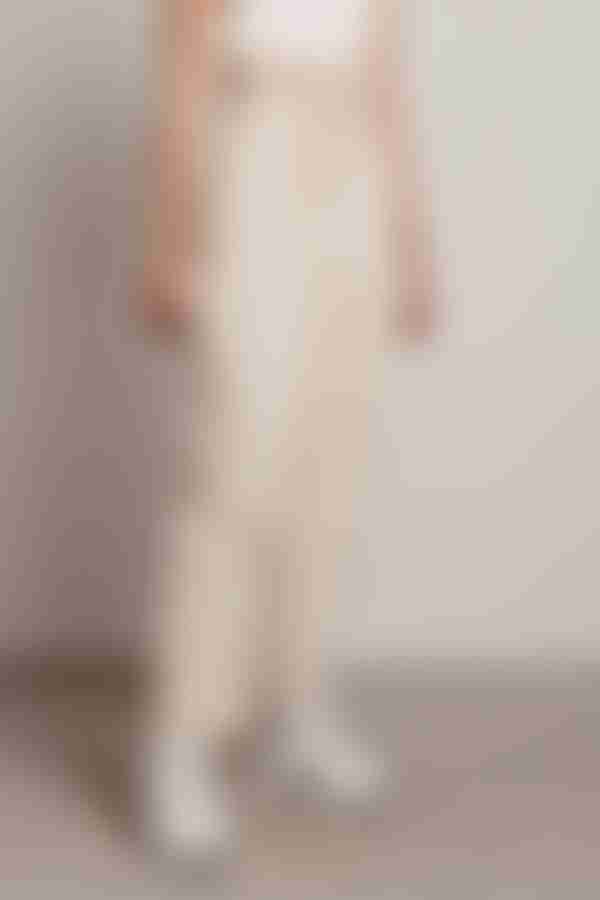 Chill Out Paperbag Pants - Cream