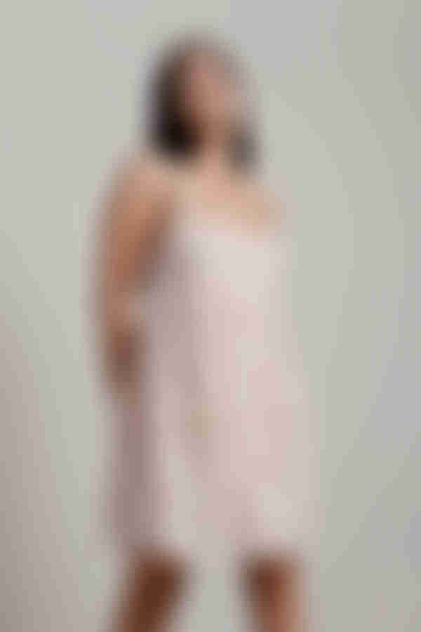 Pippa Floral Babydoll Mini Dress - Cream Floral