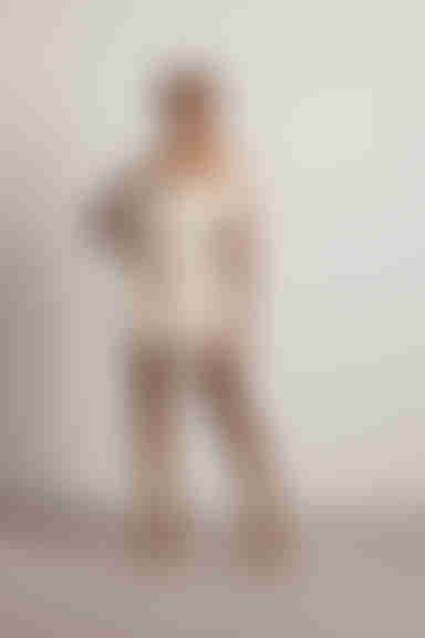 Foreshadow Ruched Bustier Mini Dress - Cream