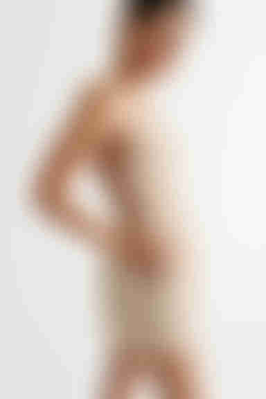 Go For It Cream Textured Ruched Romper