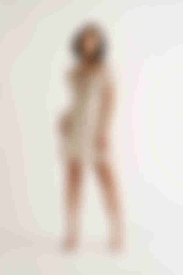 Selina Smocked Floral Mini Dress - Cream Multi