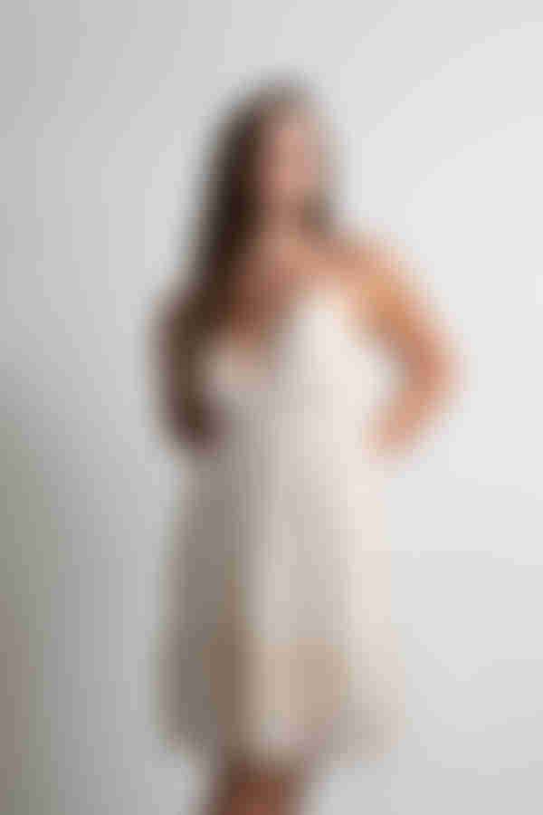 See The Sun Embroidered Floral Tiered Mini Dress - Cream