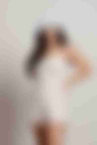 Troublemaker Smocked Romper - Cream