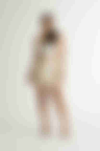 Demie Satin Mini Skirt - Ecru