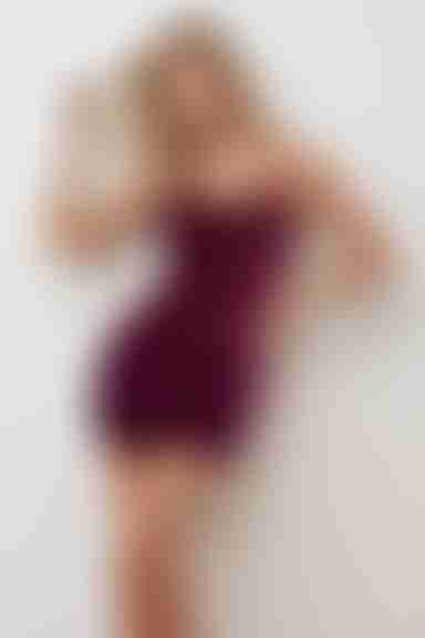 Alodia Sequin Cami Mini Dress - Fuchsia