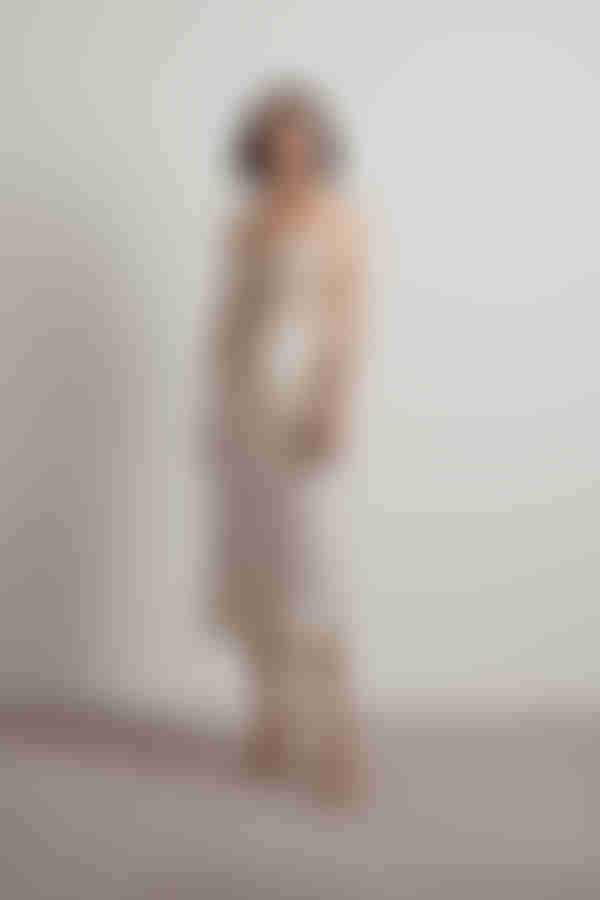 Charm Me Satin Cowl Neck Midi Dress - Mauve