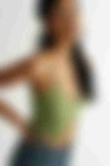 Avocado Jam Crop Top - Green