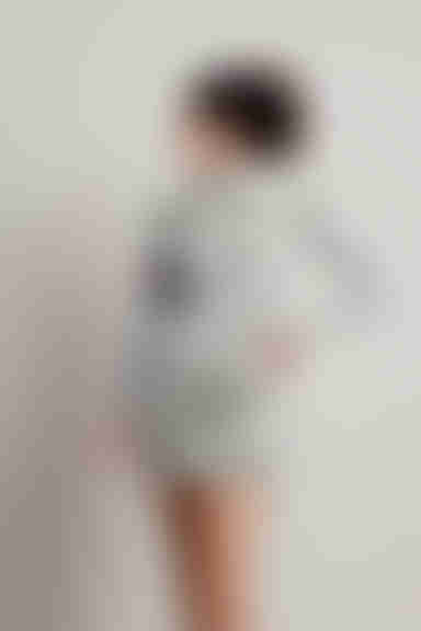 Cain Tie Dye Tie Dye Ribbed Mini Dress - Green