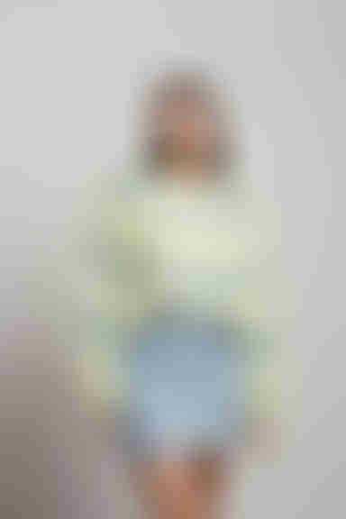 Pistachio Cream Tie Dye Sweatshirt - Green