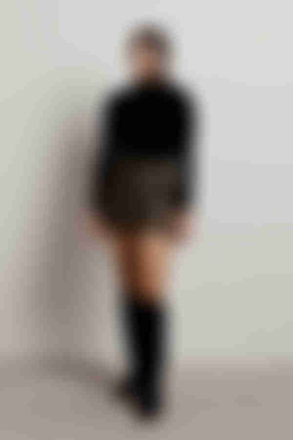 Slither Thru Snake Print Mini Skirt - Green