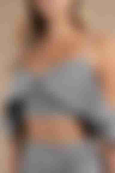 Stylestalker Edwina Crop Top - Grey