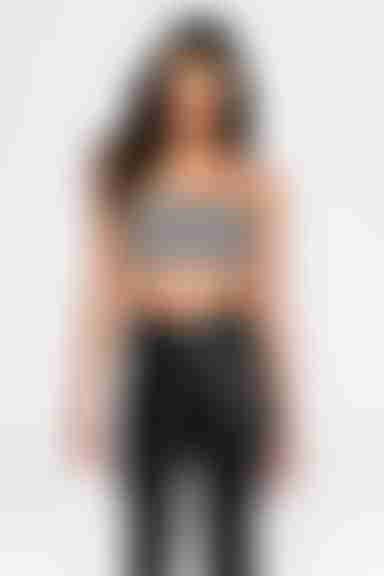 Hard To Forget Crop Top - Grey