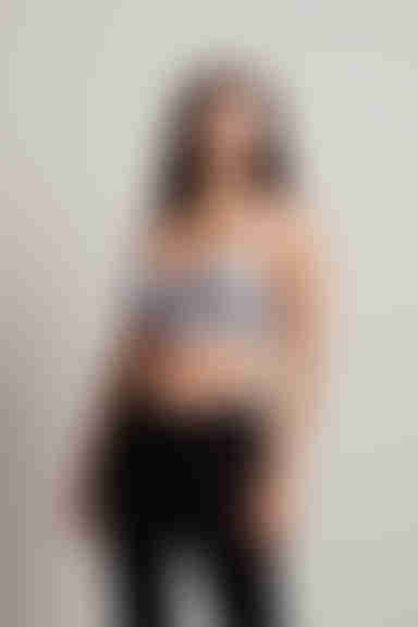 Snug Around Crop Top - Grey