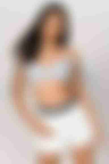 Victoria Crop Top - Grey