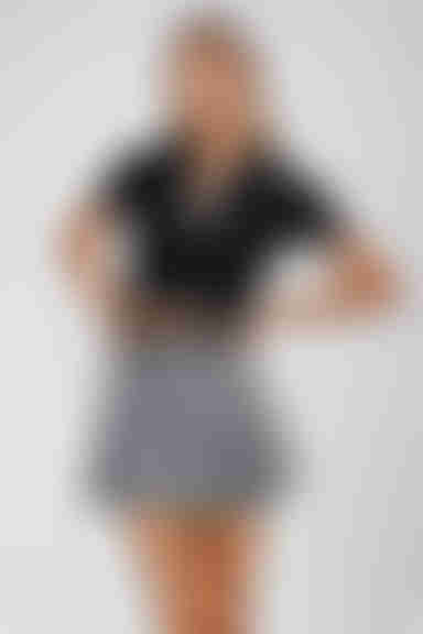 Classic Edge Pleated Skort - Heather Grey