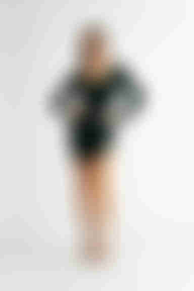 Catalina Ribbed Sweater Mini Dress - Hunter Green