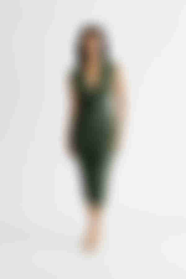 Karma Black Multiway Ruched Bodycon Midi Dress