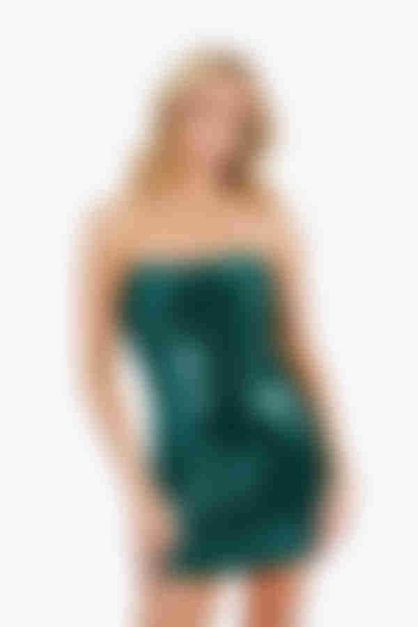 Haisley Sequin Bodycon Mini Dress - Plum