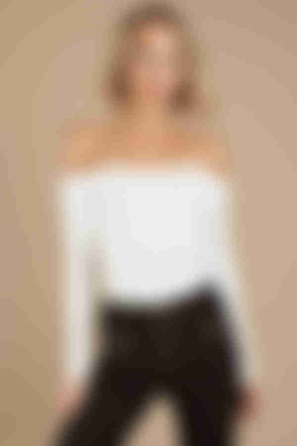 Cosette Off The Shoulder Bodysuit - Ivory