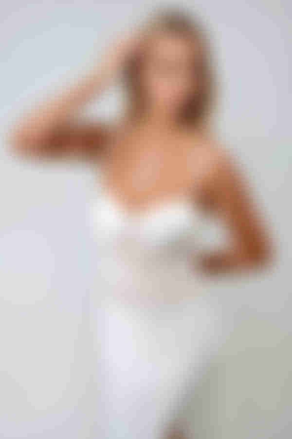 Guilty Pleasure Lace Corset Maxi Dress - Ivory