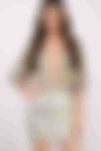 Kari Ivory Sequin Skirt