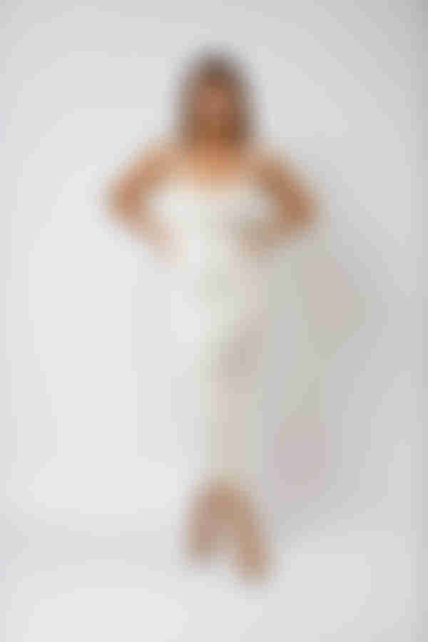 Look This Good Buckled Knit Midi Dress - Ivory