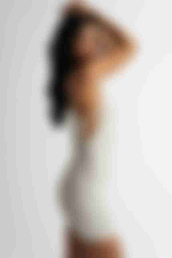 Merced Floral Cutout Mini Dress - Ivory