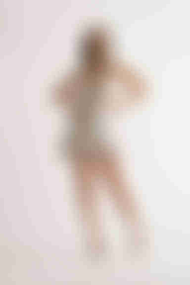 Griffin Ruffle Ruched Mini Dress - Ivory Multi