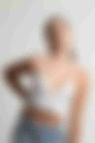 Natalia Crop Top - Ivory