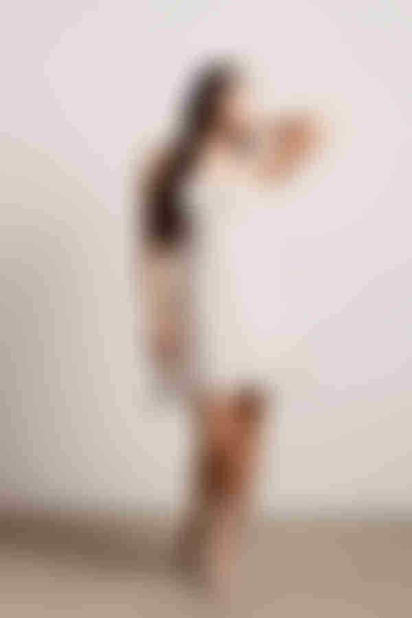 Summer Of Love Floral Smocked Mini Dress - Ivory